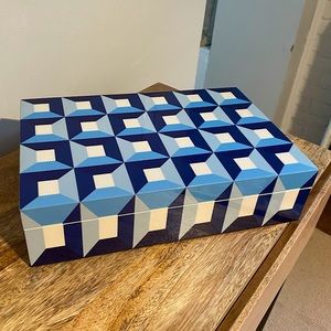 Jonathan Adler Large Sorento Box - Glossy Lacquer Box - New, Excellent Condition